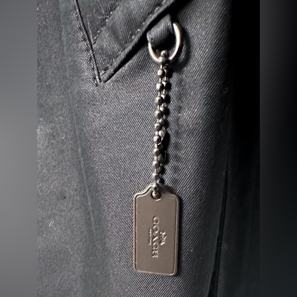 Coach Women’s Trench Coat - Black - Size XL - Excellent condition. - Picture 4 of 10